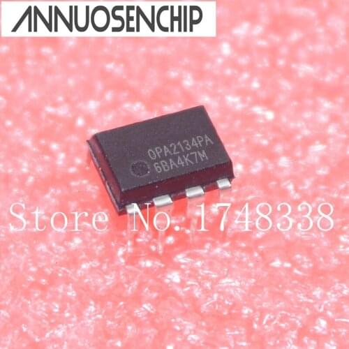 10pcs OPA2134PA OPA2134 OPAMP AUDIO STER AB 8DIP Best quality
