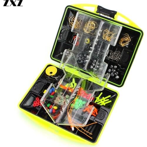 24 Compartments Full Loaded Hook Spoon Water-Resistant Swivels Fishing Accessories Sinker Fishing Tackle