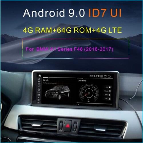 IPS 4G+64G Android 9.0 player 4G LTE for BMW X1 F48 2016-2017 gps Car navigation multimedia