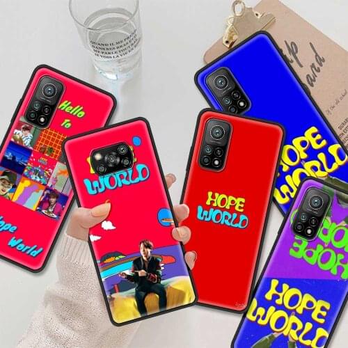 Hope World Phone Case For Mi Poco X3 NFC Pro M3 F3 10 10t Lite Soft Black TPU Bumper Fundas Smartphone