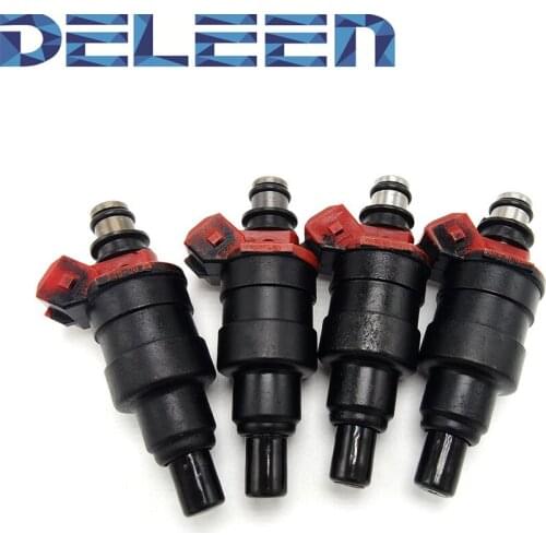 Deleen 4Pcs Fuel Injector A48-00for Nissan March K11 1.0 1.3 Hatchback 1992-2003 Car Accessories