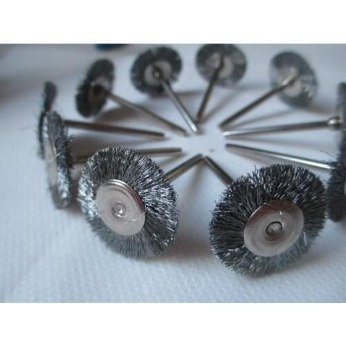 Fixmee 50pcs Stainless Steel Wire Wheel Brushes for Die Grinder Dremel Accessories Rotary Tool Free Shipping