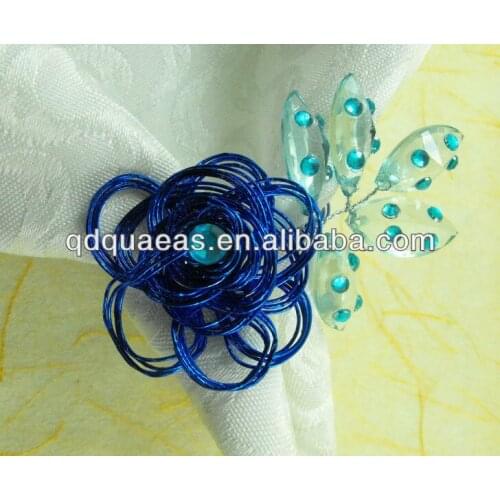 Napkin ring beaded wedding