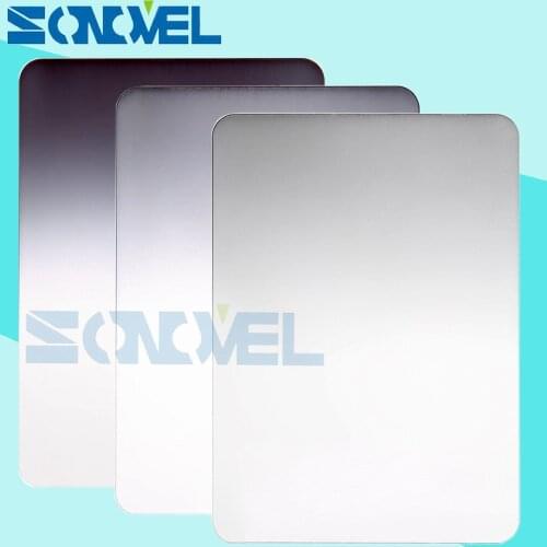 Square Filter 100*145mm Graduated ND2 ND4 ND8 (0.3 0.6 0.9) Neutral Density Filter Kit For Lee Cokin Z series 145*100mm