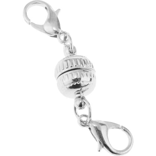 Blesiya 5Pcs Magnetic Clasp for Bracelet Necklace Magnetic Connector 40x8mm