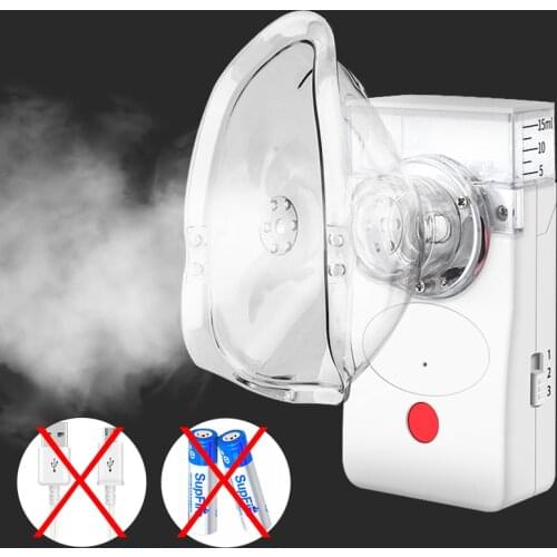 Kids Adult Household Mesh Nebulizer Handheld Medical Silent Ultrasonic Nebulizer Rechargeable Inhaler Nebulizer Asthma Inhaler