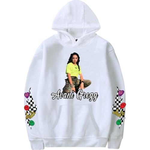 New Printed Avani Gregg Hoodies Men/Women Sweatshirt Fashion Harajuku Long Sleeve Hooded Sweatshirt Kpop Streetshirt Pullovers