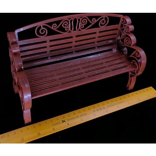 1/6 Scale Plastic Two Person Double Chair Models for 12''Figures Scene Accessories