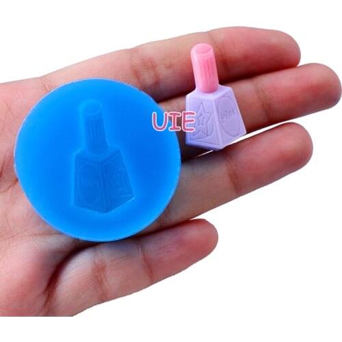 FYL162U 27.5mm x 15.3mm Lipstick Silicone Mold Fondant Cake Decoration Candy Resin Clay Earrings Necklace Craft Soap Candle