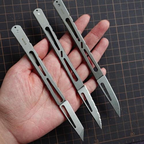 Scalpel S35VN Powder Steel Tactical EDC Knife Table Knife Carving Knife