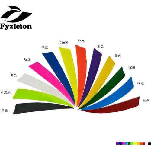 50pcs 5" Vanes Archery Shield Cut Archery Fletches Arrow Feathers Turkey Feather Hunting Arrow Accessories