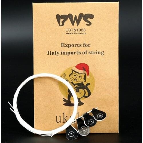 Ukulele Strings Nylon Ukelele Bass String White Aquila Strings Ukuleles Carbon Fiber Guitar 4 Strings Musical Instruments