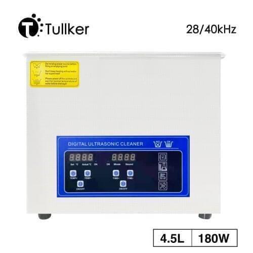 Sonic Washing Machine Kitchen Appliance Oil Dust Parts Degreaser 4.5L Ultrasonic Cleaner