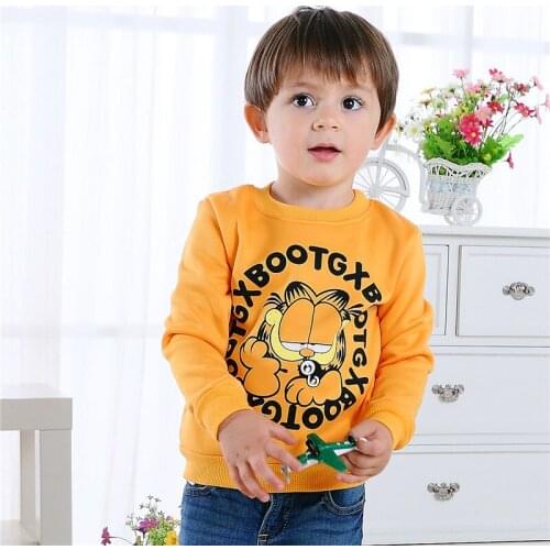Baby Boys Girls Hoodies Clothes Children Winter Thicken Sweatshirts Toddler Casual Sweater Kids Plus velvet Tops Costume
