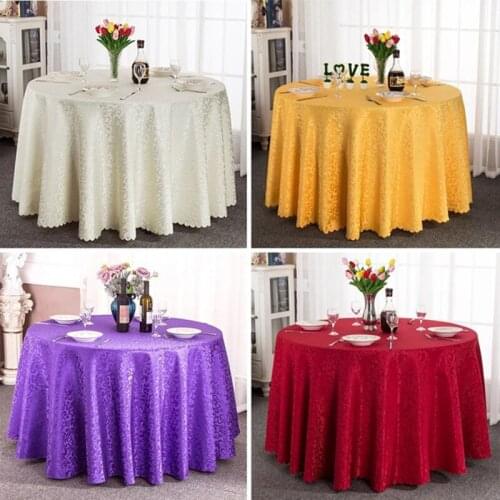 Jacquard Table Cloth Elegant European Kitchen Dining Tablecloth Rectangular Round Hotel Restaurant Coffee Table Cover BANQUET