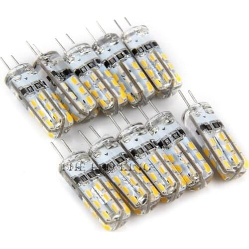10X G4 LED 24 32 48 64 104 152LED SMD 3014 2835 AC DC 12V 220V 3W 5W 9W 12W 15W 21W 360 Beam Angle Christmas LED Bulb lamp light