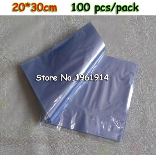 12x18cm 200pcs Pvc heat shrink bags Packaging Bags shrink film membrane plastic film