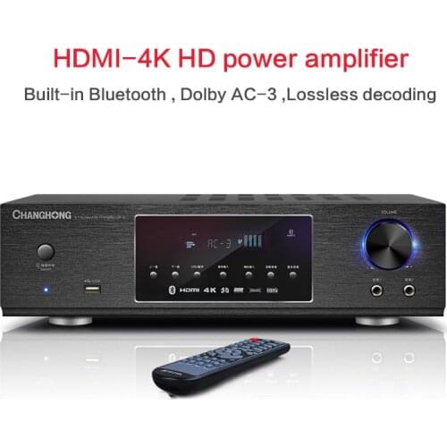 900W 5.1 Home High-power Amplifier GP2 Professional Hifi Fever Bluetooth Karaoke Amplifier HD Dolby AC-3 Lossless Decoding