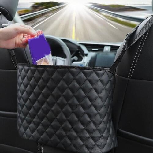 Car Net Pocket Handbag Holder Multifunctional Car Organizer Car Seat Storage For Safe Driving Auto Interior Accessories