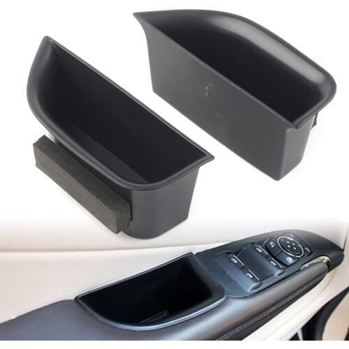 Car Rear Door Storage Box Organizer Container Holder 1Pair For Lincoln MKZ 2014 2015 2016 Sedan Left Driver