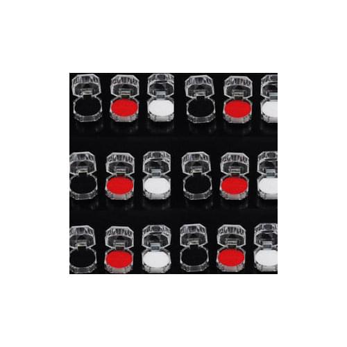 Free Shipping 30pcs/lot Hot Sale Jewelry Package Ring Earring Box Acrylic Transparent Wedding Packaging Jewelry Box