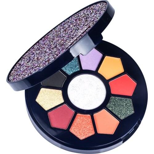 Glitter Eyeshadow And Matte Eyeshadow Palette Makeup Eleven Colors Makeup Palette Ordinary Cosmetic For Women