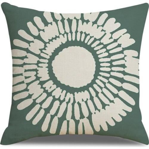 Geometric Cushion Cover Linen Throw Pillow Car Home Decoration Decorative Pillowcase 45x45cm