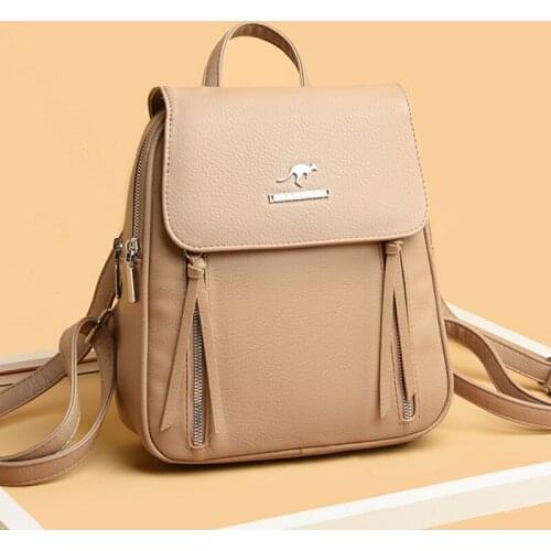 Designer Backpack Luxury Women Bagpacks Womens Leather Backpacks Casual PU Ladies Rucksack Female Multifunctional Mochila Trend