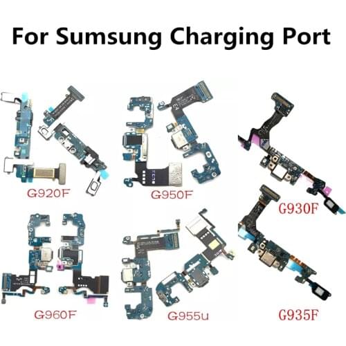 USB Charging Dock Port Socket Jack Connector Flex Cable For Samsung Galaxy S7 edge S8 S9 Plus G930F G935F G950F G955F G960F U
