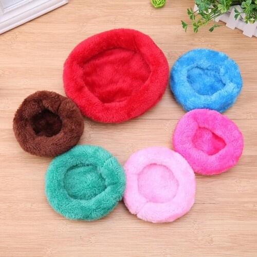 Hamster Nest Pad Velvet Warm Pet Nest Arctic Cotton Cushion Hamster Hedgehog Chinchilla Rabbit Pet Bed 6 Colors S/L Pet supplies