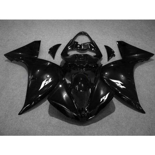 Motorcycle Fairing kit for YAMAHA YZFR1 09 10 11 YZF R1 2009 2010 2011 YZF1000 ABS Whole gloss black Fairings set+7gifts YW13