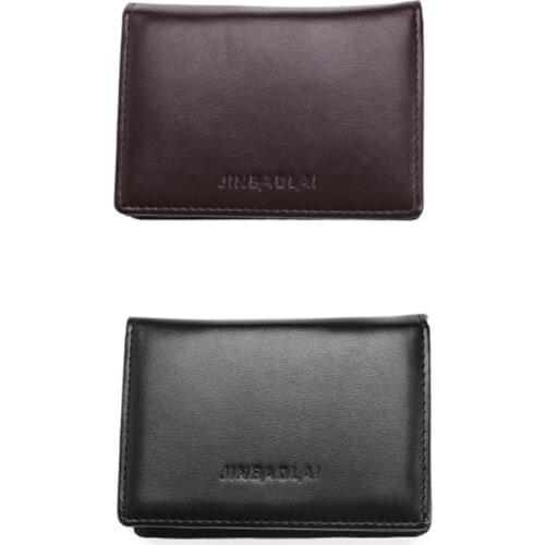 New Fashion RFID Wallet Men Small Bifold Faux Leather Pocket Money ID Credit Card Holder Pocket Card Holders