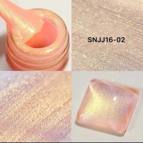 1pc/15ml Magnetic Gel Nail Polish Auroras Snowlight Shining Magnet Nail Gel Long Lasting UV Gel Soak Off Base Top Coat SNJJ16