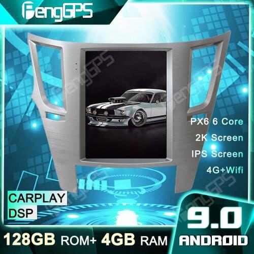 Android Radio for Subaru Legacy Outback Tesla Style 2009-2014 Car Stereo GPS Navigation Multimedia Radio Carplay HeadUnit