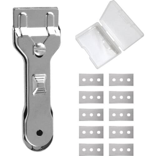 Glass Multifunction Stainless Steel Ceramic Hob Scraper Cleaner Tool With Blade Cleaning Oven Cooker Tools Utility Knife