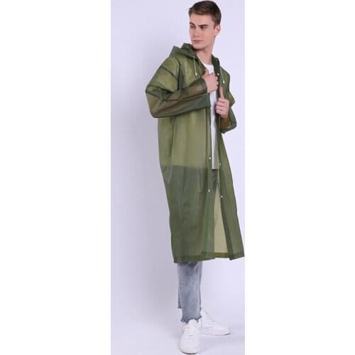 Raincoat Adult Ladies Men Impermeable Thick Waterproof Raincoat Travel Outdoor Hiking Poncho Raincoat Hooded Raincoat