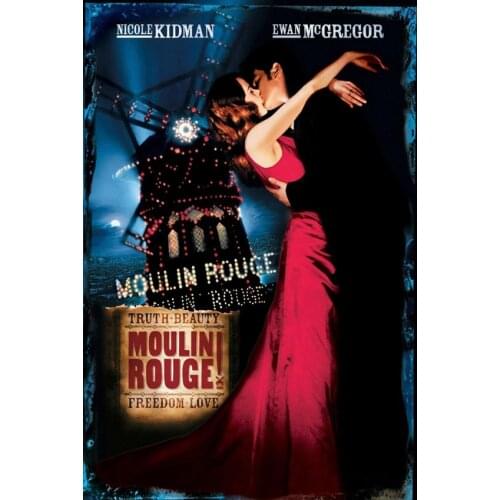 MOULIN ROUGE MOVIE Art Film Print Silk Poster Home Wall Decor 24x36inch