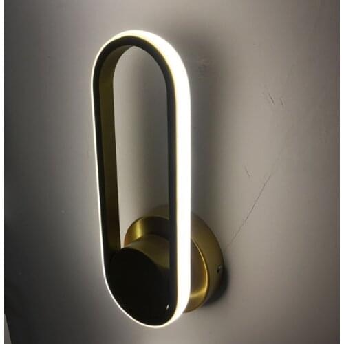 Modern LED Wall Lamps Rotatable 12W Wall Bedside Light Courtyard Corridor Kitchen Bedroom Wall Mirror Front Lighting Adjustment