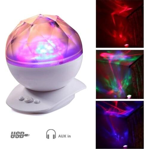 Color Changing Led Night Light Lamp &amp Realistic Aurora Star Borealis Projector, Perfect for Children and Adults Sleep Aid Lig