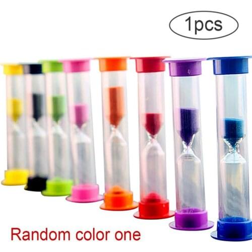 New 1-3 Minutes Colorful Hourglass Sandglass Sand Clock Timers Sand Timer 5 Colors Random