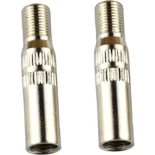 2 Pcs Car Truck Bus Valve Cap Stem Extensions Extender Cap Stem Chrome Valve Caps 1.54" Screw-On Type Valve Cap Stem Extensions