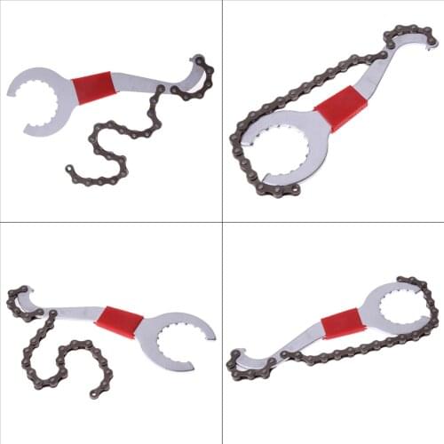 Bike Chain Whip Bottom Bracket Freewheel Wrench Repair Convenient Remover Bicycle Repair Tools