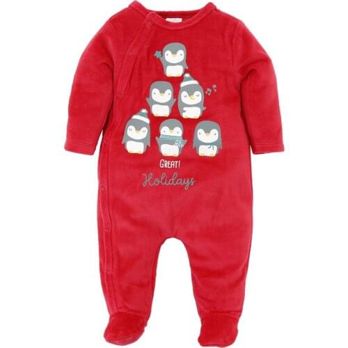 2021Unisex Winter Baby Clothes Velvet Warm Newborn Pajamas Cartoon Design ropa de bebe jumpsuit Infant Clothing