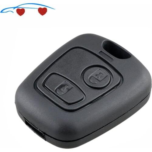 2 Button Remote Key Car Key Fob Case Replacement Shell Cover For Citroen C1 C2 C3 C4 XSARA Picasso Peu-geot 307 207 407 206