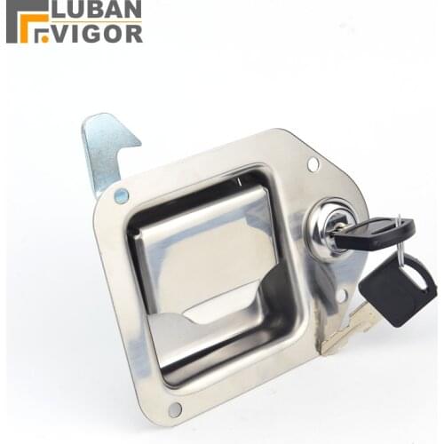 6205 stainless steel, automobile trailers, RVs, toolbox lock/ small square lock / wrecker toolbox lock Auto Parts