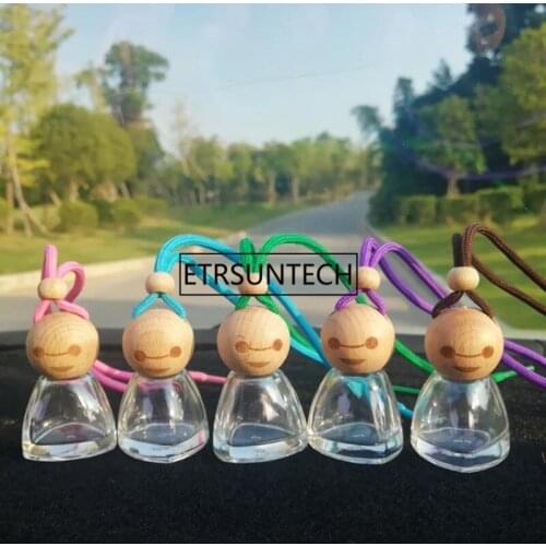 Car Empty Glass Empty Hanging Bottle for Essential Oils Car Perfume Bottle F1262