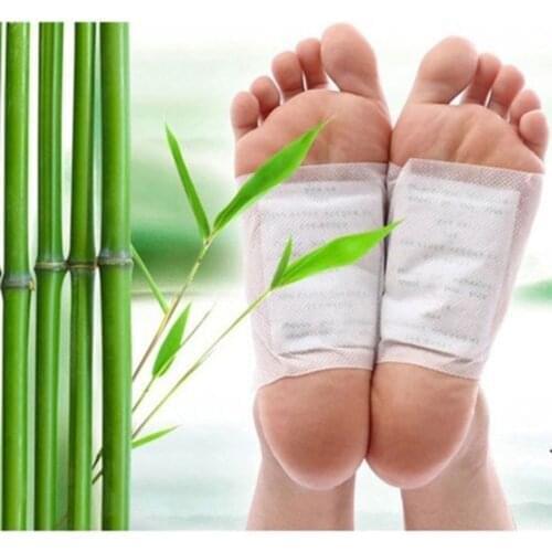 20Pcs/lot Kinoki Detox Foot Patch Bamboo Pads Patches With Adhersive Foot Care Tool Improve Sleep slimming Foot sticker