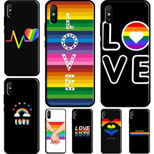 Gay Lesbian Lgbt Rainbow Pride For Redmi Note 10 Pro Cover For Redmi Note 9 8 Pro 8T 7 9S Case For Redmi 9A 9T 9 9C 8A 7A