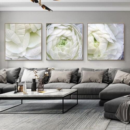 Flower Art Painting Bud Living Room Home Decoration Painting Hanging Painting Picture Poster Canvas Print Painting Wall Art