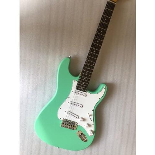 Electric guitar St / surf green / high quality / Chinese Guitar / free delivery